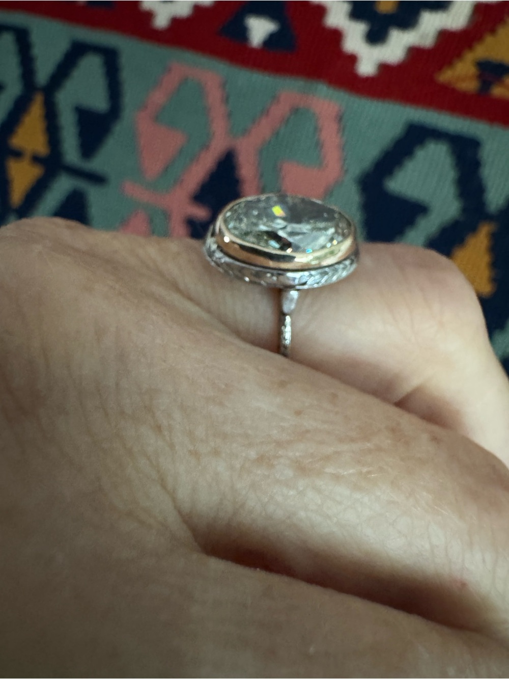 5 CT NATURAL Diamond Ring - Picture 12 of 16